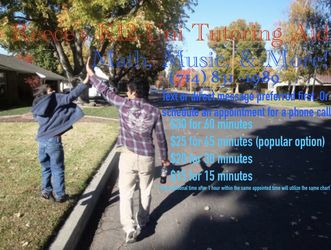 K12-Uni. Tutoring: SAT, Math, Music,&More!(Homework Helper)SPECIAL!$15 
