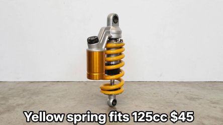 Motorcycle Rear Shock Absorber Yellow Spring