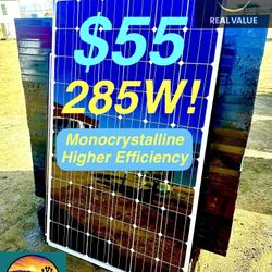 SOLAR PANELS ! 285 WATT ! Solar World OFF GRID SOLAR ! Tested and Ready to Install