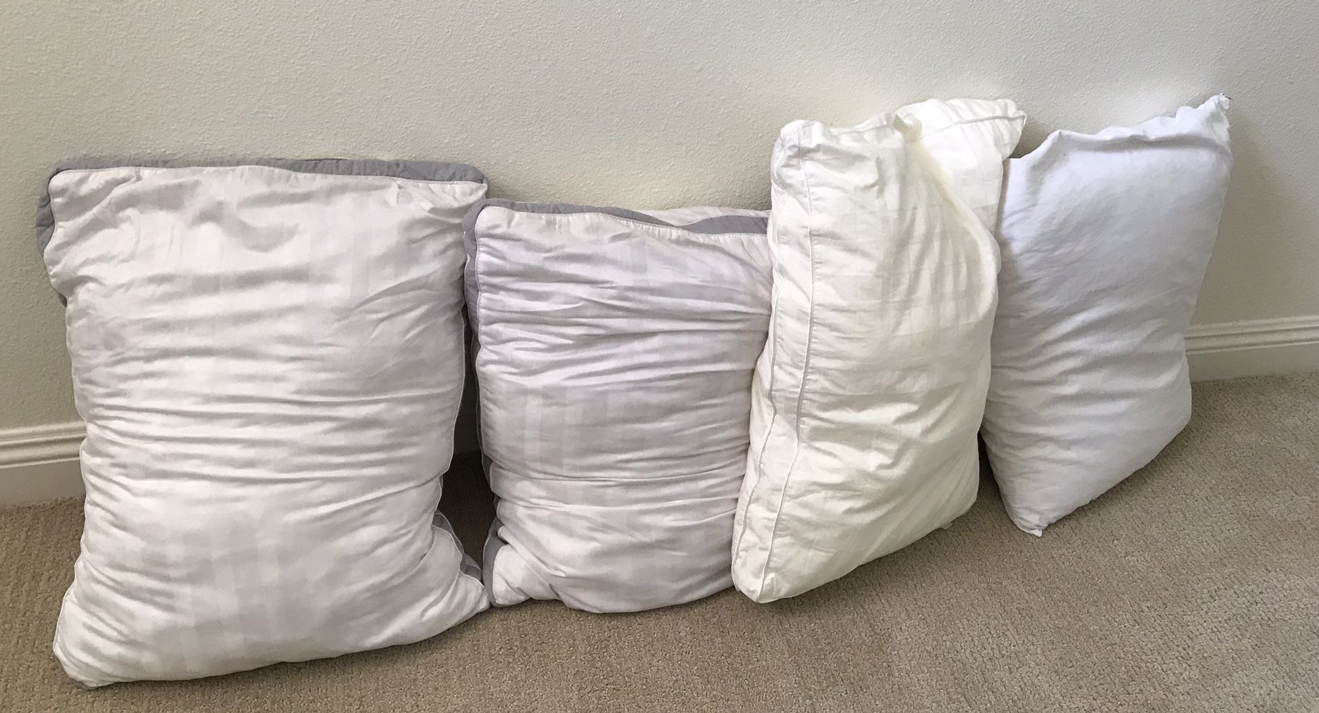 FREE Four Standard Size Pillows