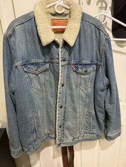 TYPE III SHERPA TRUCKER JACKET — Levi’s Denim Cowboy Ranch Jacket (vintage - Never Worn ) XXL (runs XL)