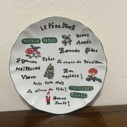 New Anthropologie Nathalie Lete Holiday Plate