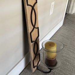 Sconce With Candle