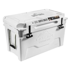 80qt Cooler Rotomolded Ice Chest Grizzly Bear Hard Sided Insulated Marine Yeti Pelican REI Camp Fishing Sealed Lockable Overlander Orca BMX Lifetime