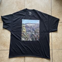  Fairfax Natives “Hollyweed” Graphic T Shirt Black 2XL Oversized Streetwear Tee