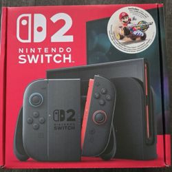 Nintendo switch 2 - mario kart world bundle - in hand