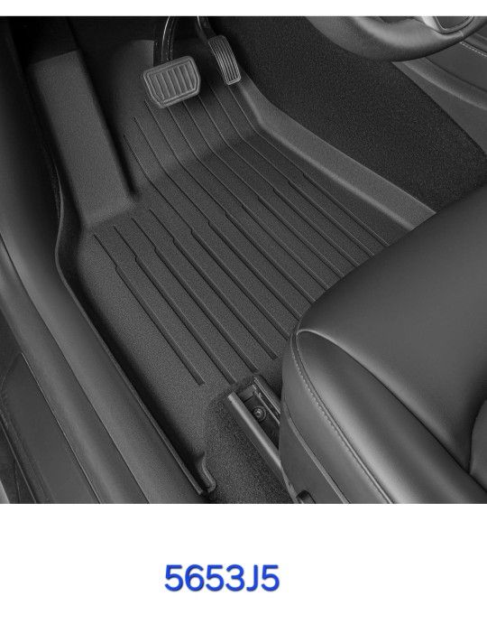 SUPER LINER 2024-2025 2026 Tesla Model 3 Highland Floor Mats 6-Piece Set | Extra-Thick TPE All-Weather Floor & Cargo Liners | Pet & Child-Friendly Cus