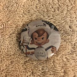 Vintage Speedy Alka Seltzer Pinback Button Pin 1 1/4” 