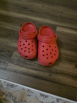 Red Crocs