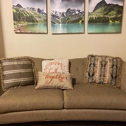 Love seat and sofa
