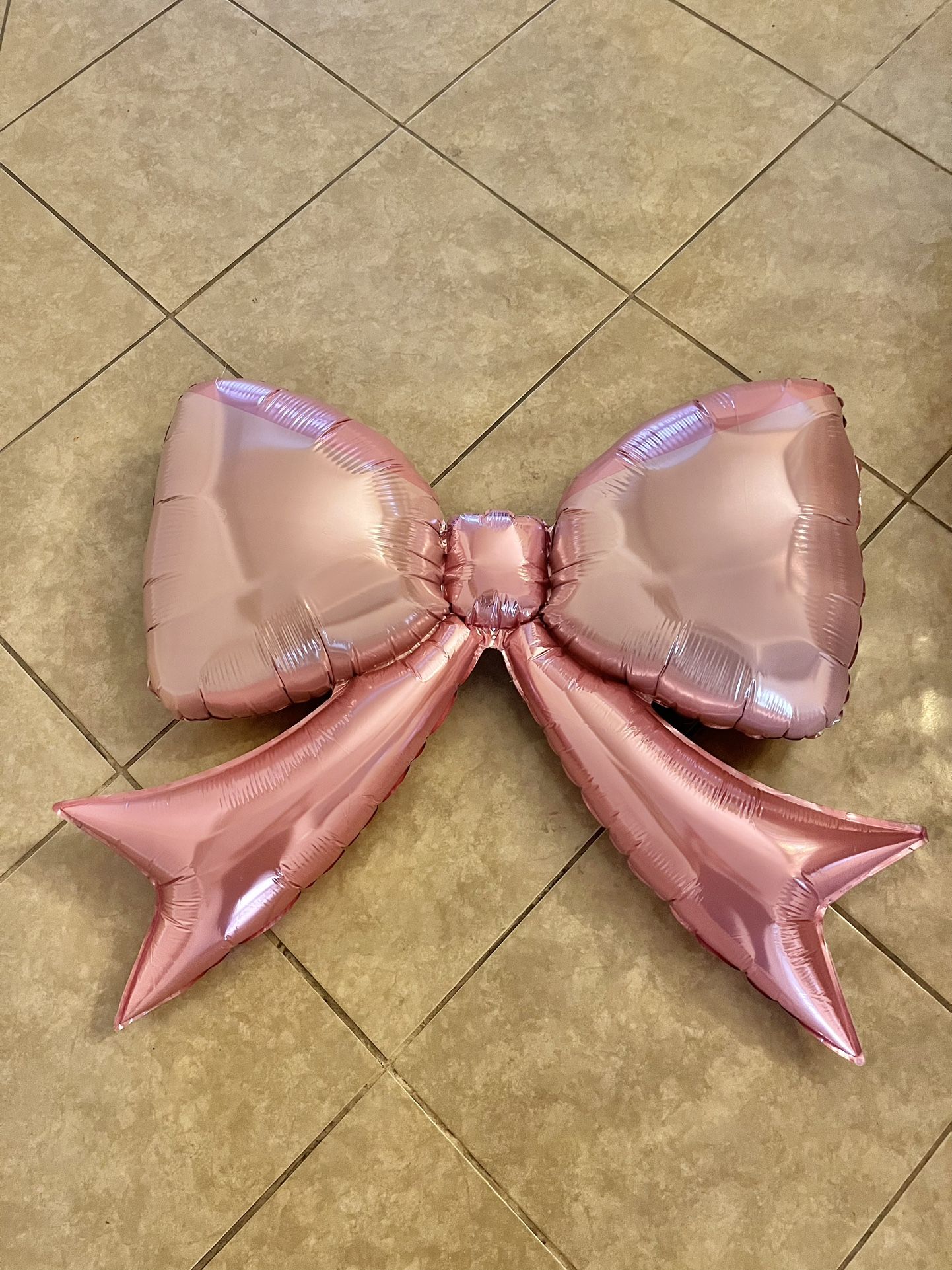 Pink Bow Balloon 