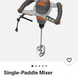 Ridgid Single-Paddle Mixer