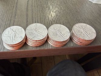 Mexican Libertad 1oz Silver Coins 1980's Gordita Onza Plata Pura