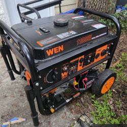WEN 11,000W Dual Fuel Generator (Low Hours, Mint Gas System)