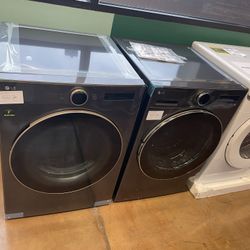 Lg Washer And Dryer Set Front Loading Electric