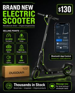 New electric scooter