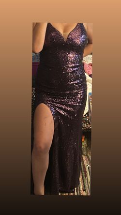 Women’s Long Elegant Purple Dress