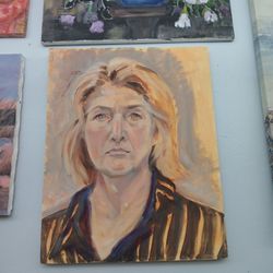 Woman Portrait Oil Painting 