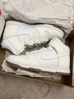 Nike Dunk High - Sail Gum - Size 8 Women