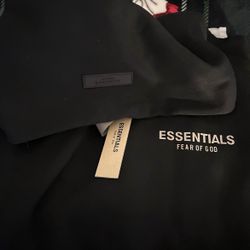 black essentials hoodie 
