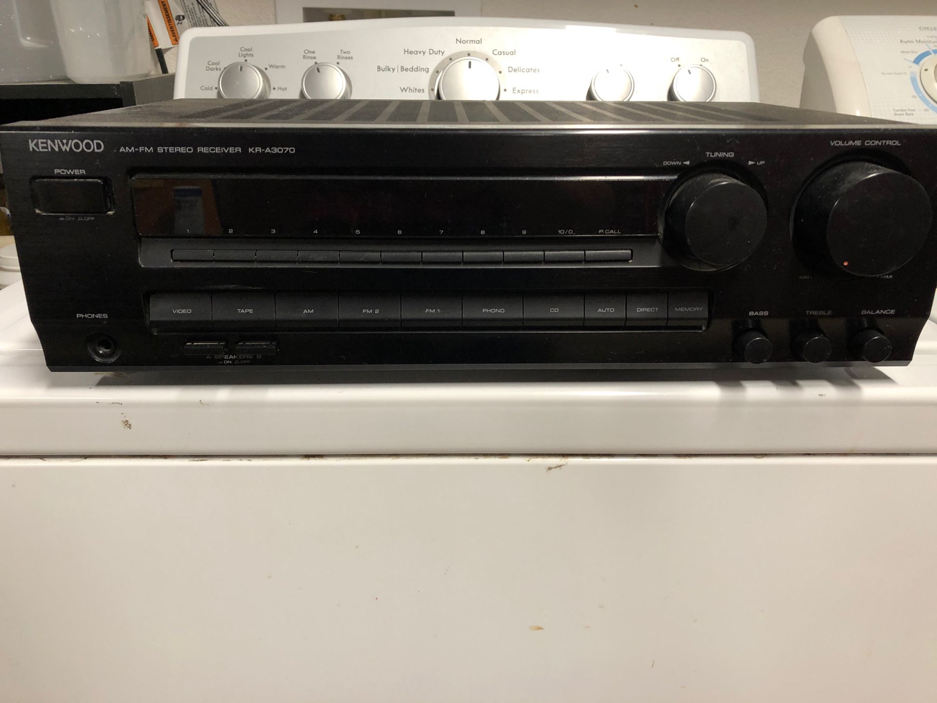 Kenwood AM/FM stereo receiver asking $50