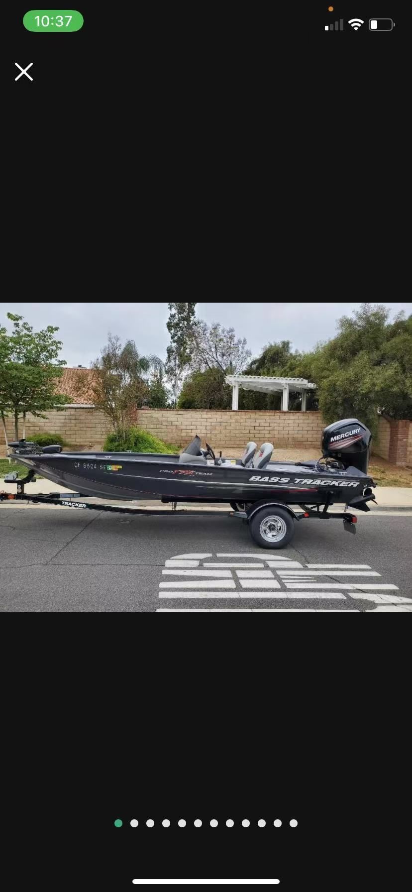 2017 Tracker pro team 175 txw