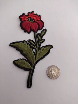 Pretty Embroidered Flower Patches, Rose etc Iron/Sew On Applique / patch