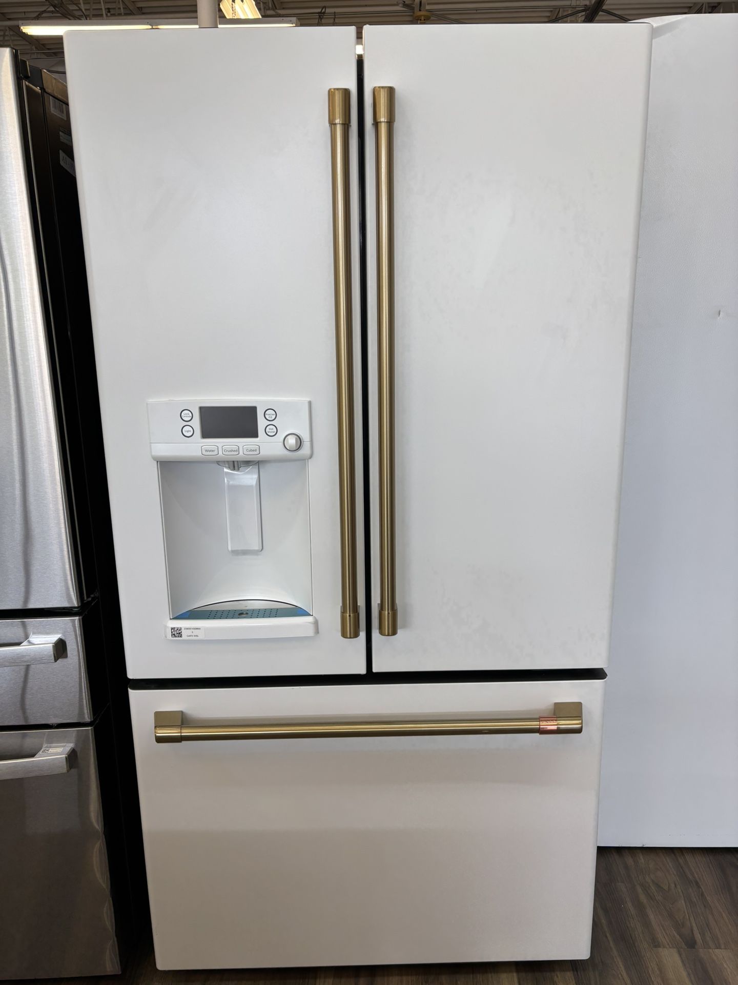Cafe 27.8 cu. ft. Smart French Door Refrigerator with Hot Water Dispenser in Matte White, Fingerprint Resistant ENERGY STAR