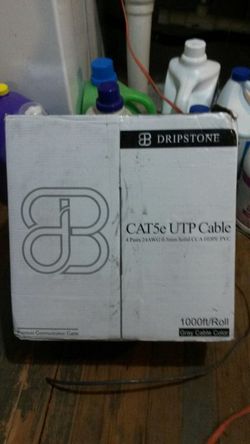 About 700 ft. Cat 5 cable