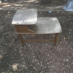 A vintage End Table Its 22 Inches Tall 20 Wide And 30 Inches Long