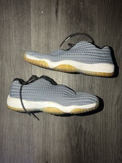 Size 5.5y - Jordan Future Low Gray Woven basketball Sneaker 724813-004