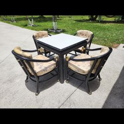 Bamboo Eat In Kitchen Table Set