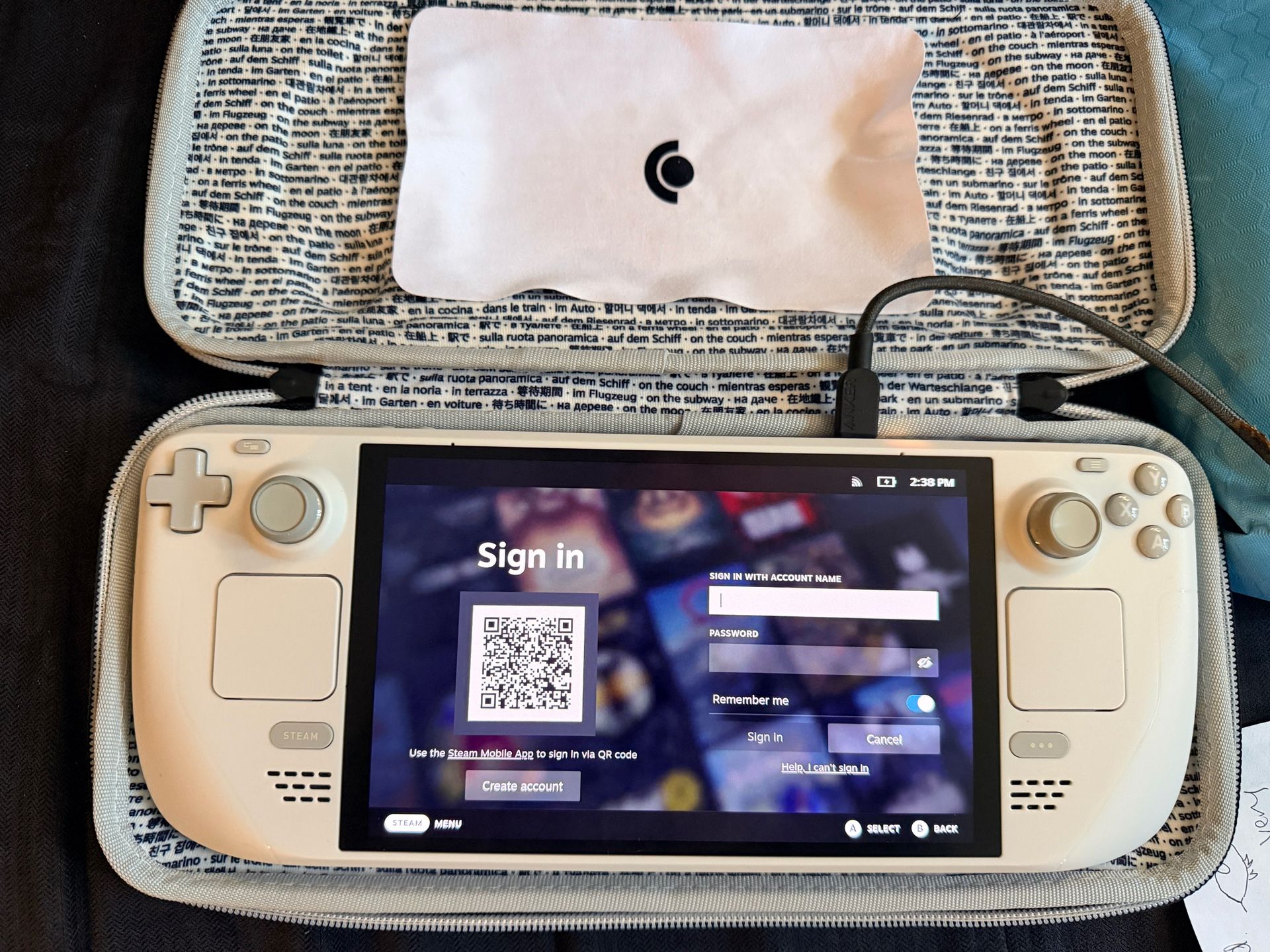 Steam Deck OLED 1tb Limited Edition White