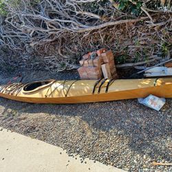 Cedar Wood Strip Kayak 17ft