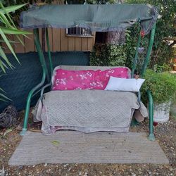Camopy Swing Set