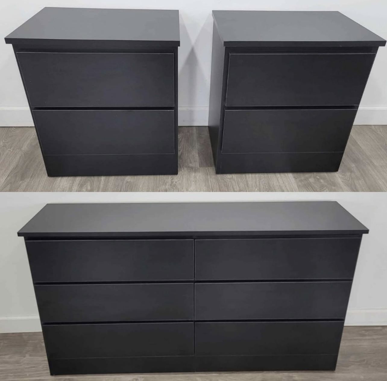 Dresser And 2 Nightstands - Cómoda Y 2 Mesitas De Noche