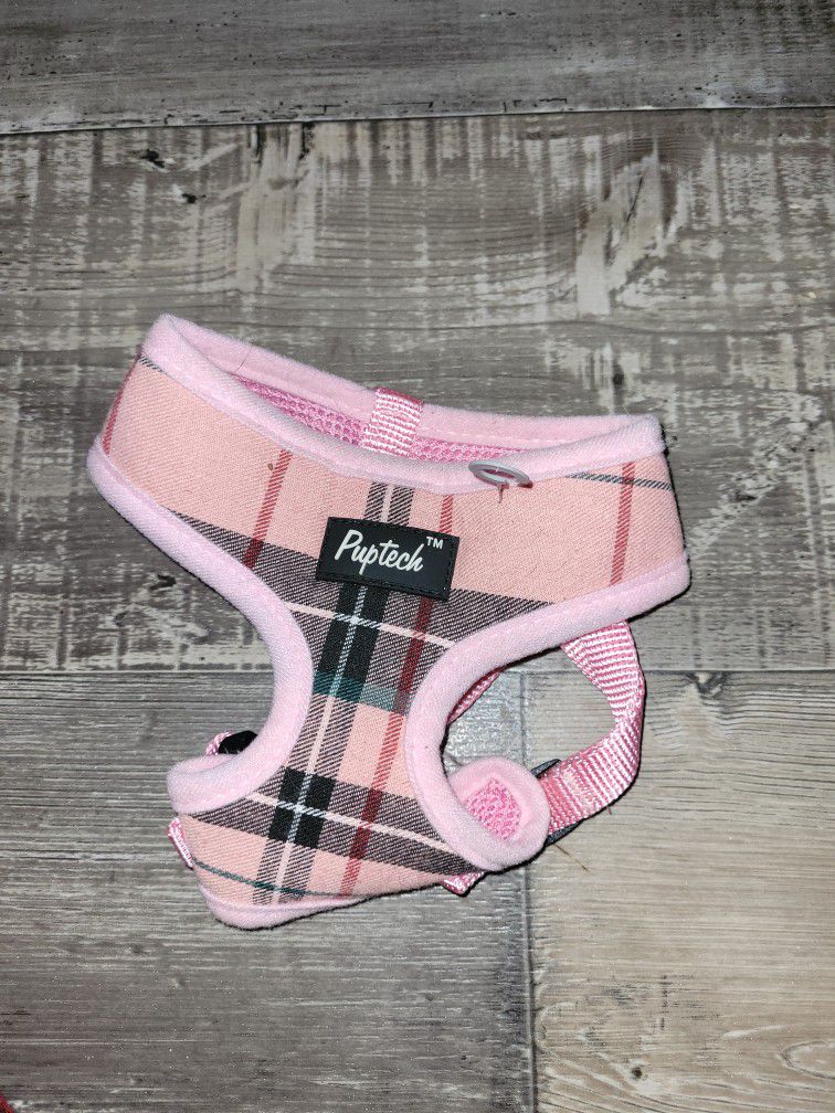 Small Pink Harness Dog