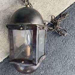 Antique hanging light