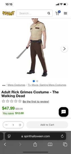 Adult Rick Grimes Costume