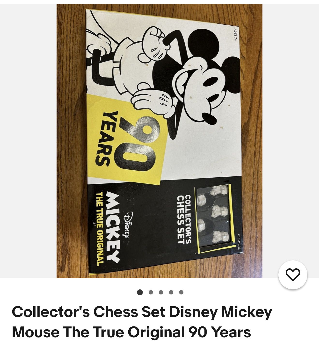 Mickey Collectors Chess Set