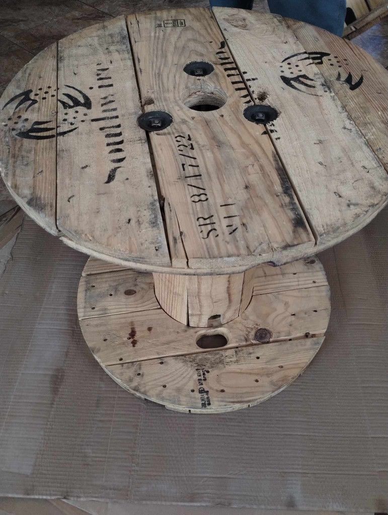 Wooden Spool Table