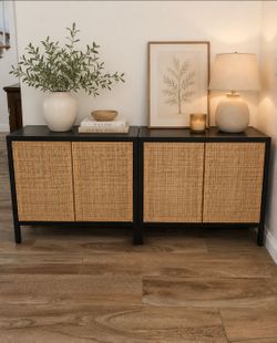 Studio McGee 2 door cabinet set of 2