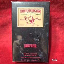 True Religion Drifter Many brands of new perfume available for men or women, single bottles or gift sets, body sprays and lotion available bz 20