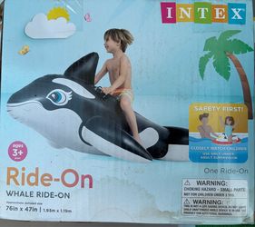 Inflatable Ride-On Giant Whale