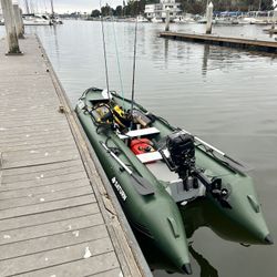 Saturn Inflatable fishing Boat