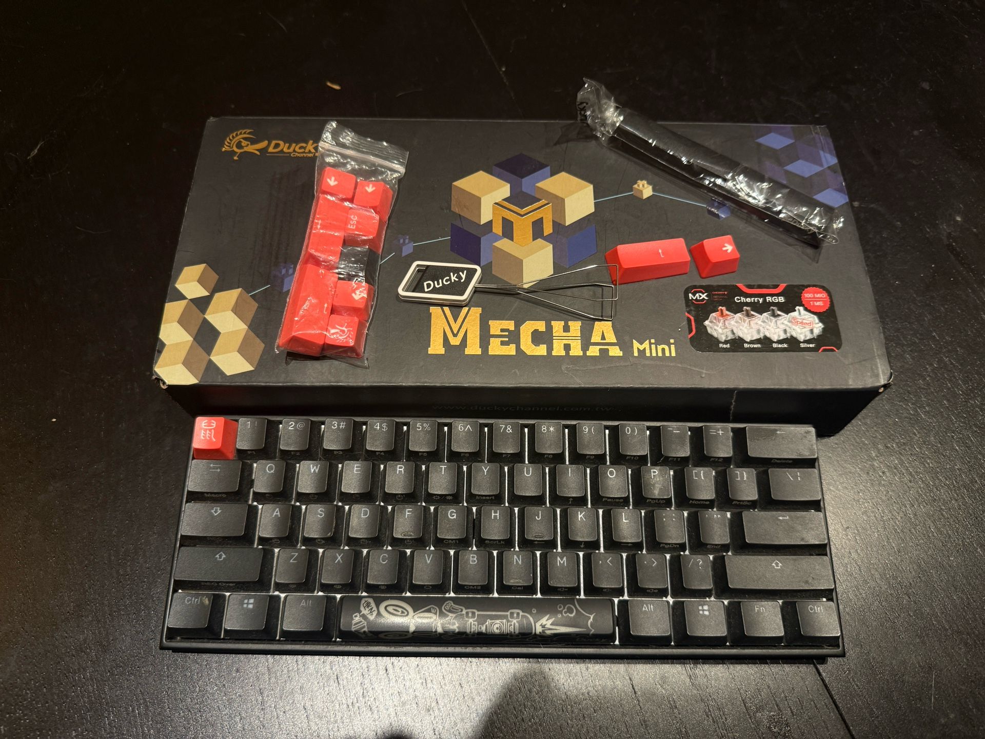 Ducky Mecha Mini Keyboard - 60%, Cherry Blue