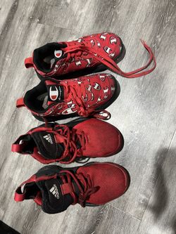Adidas and champion Shoes Boys Size 4