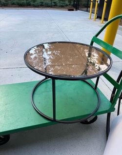 Glass Round Coffee Table
