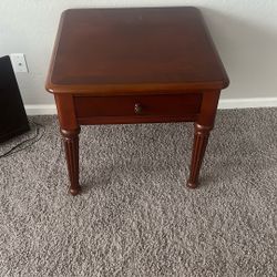 Wood End Table 