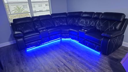Reclining sectional sofa. Ask for price.